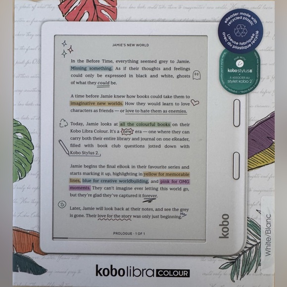Kobo Libra Color with cases, screen protector and meta pen. - Picture 4 of 5